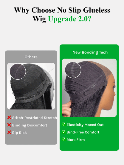 Klaiyi Light Yaki Straight Put On & Go Glueless Bob Wig 7x5 Lace Closure Wig Beginner Friendly Human Hair Wig Flash Sale